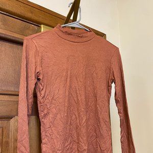 Popular 21 Long Sleeve T-Shirt Burnt Siena Size M